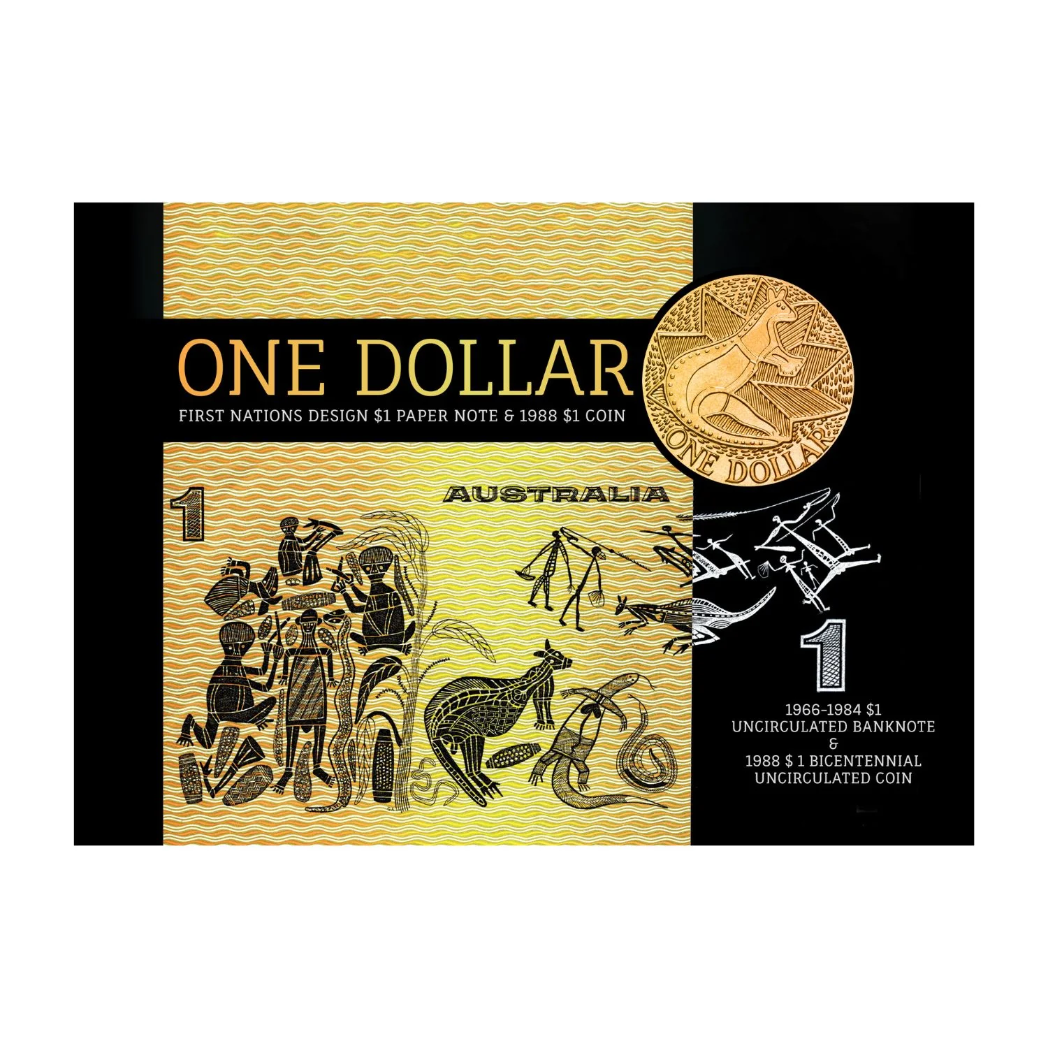 Australia First Nations $1 Uncirculated Note & Coin Pack - Image 5