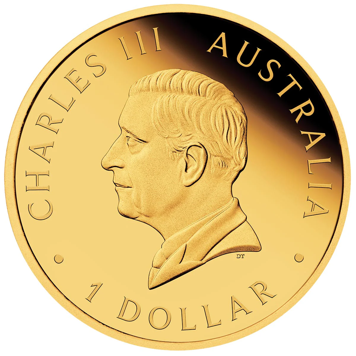 Australia ANDA Hobart Money Expo Gold Nugget Program 40th Anniversary 2026 $1 Gold-plated 1oz Silver Proof Coin - Image 4