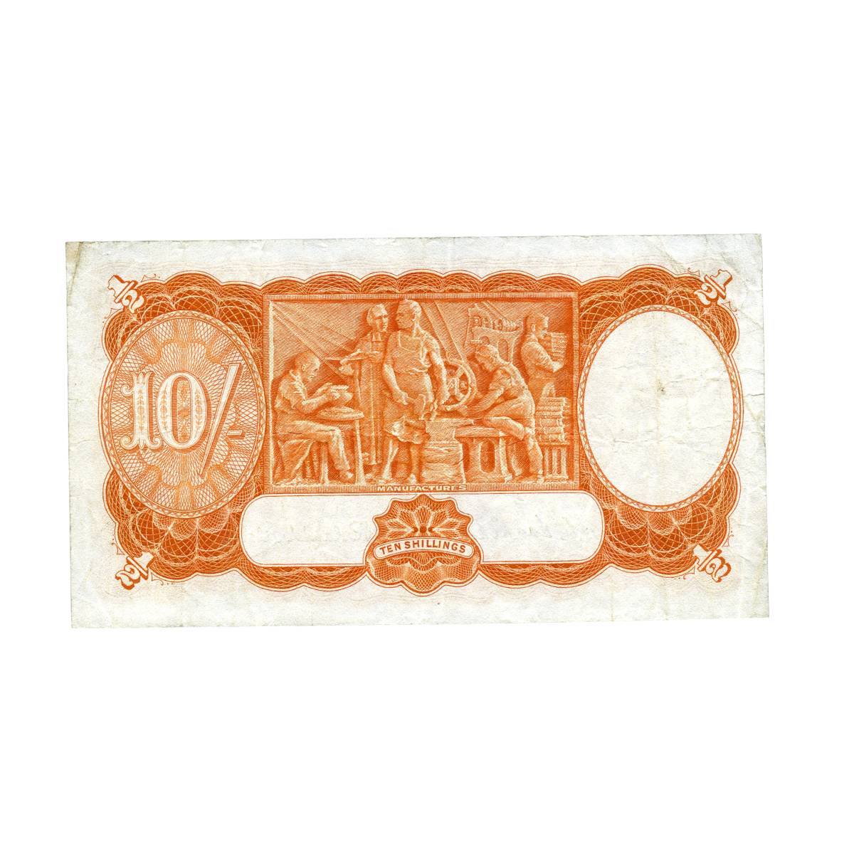 Australia King George VI 1952 10/- R15 Coombs/Wilson Fine-Very Fine - Image 2