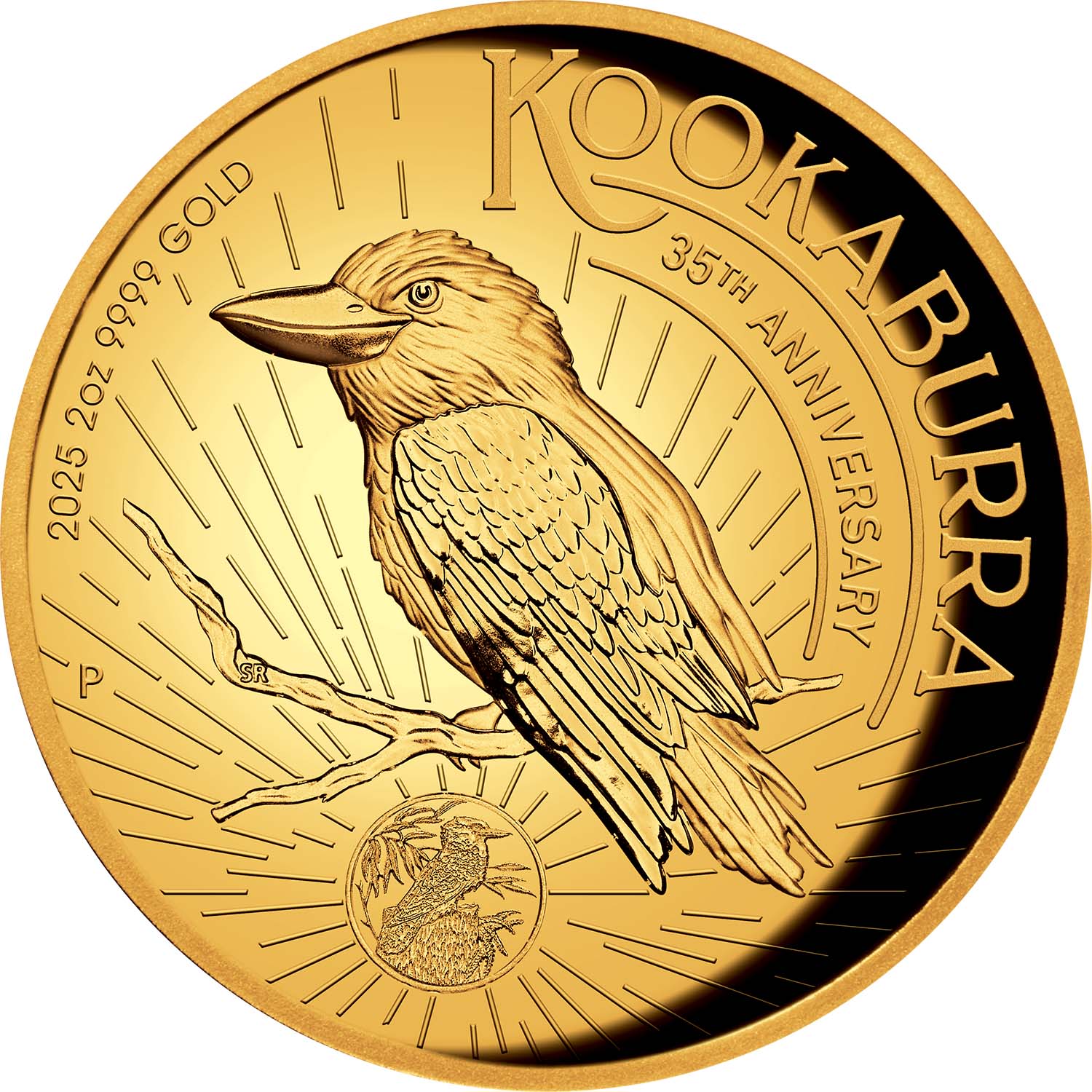 Australia Kookaburra 35th Anniversary 2025 $200 High Relief 2oz Gold Proof Coin - Image 3