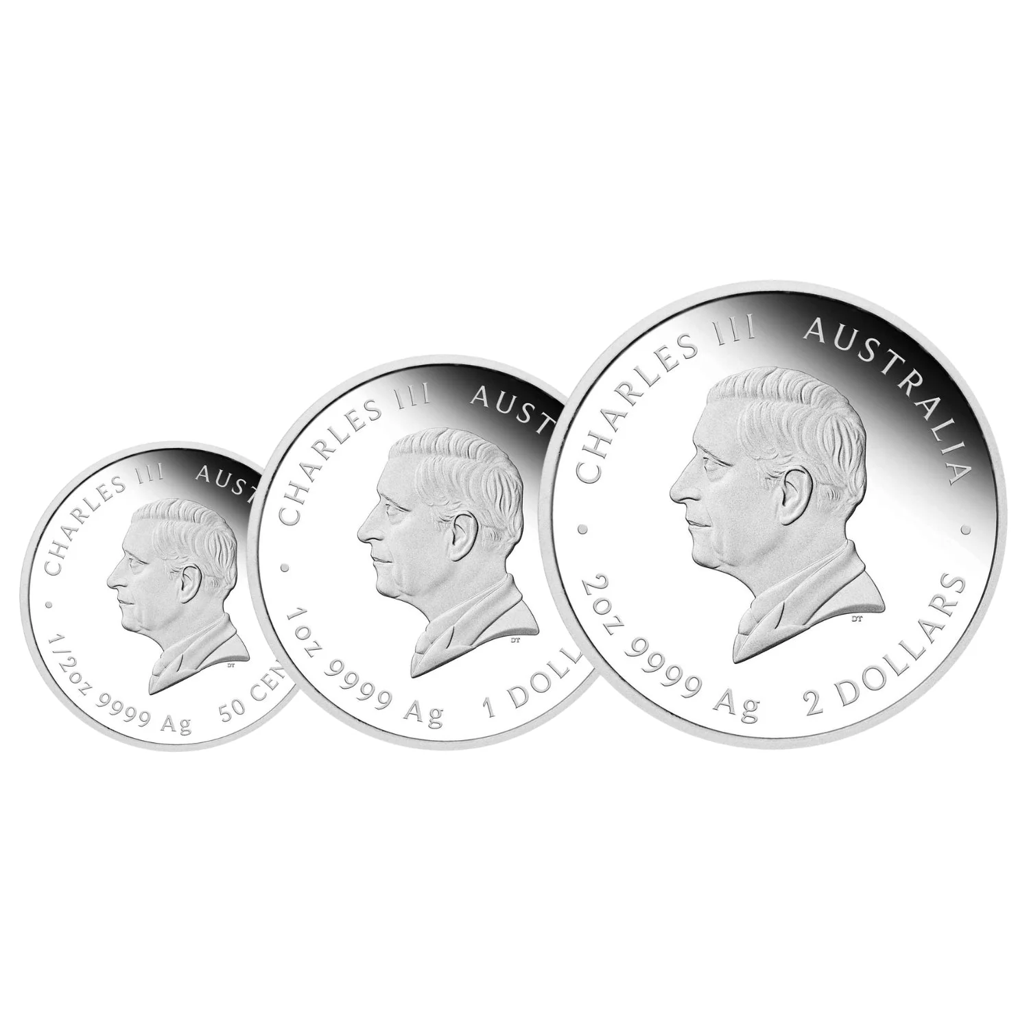 Australia Lunar Year of the Horse 2026 Silver Proof 3-Coin Set - Image 2