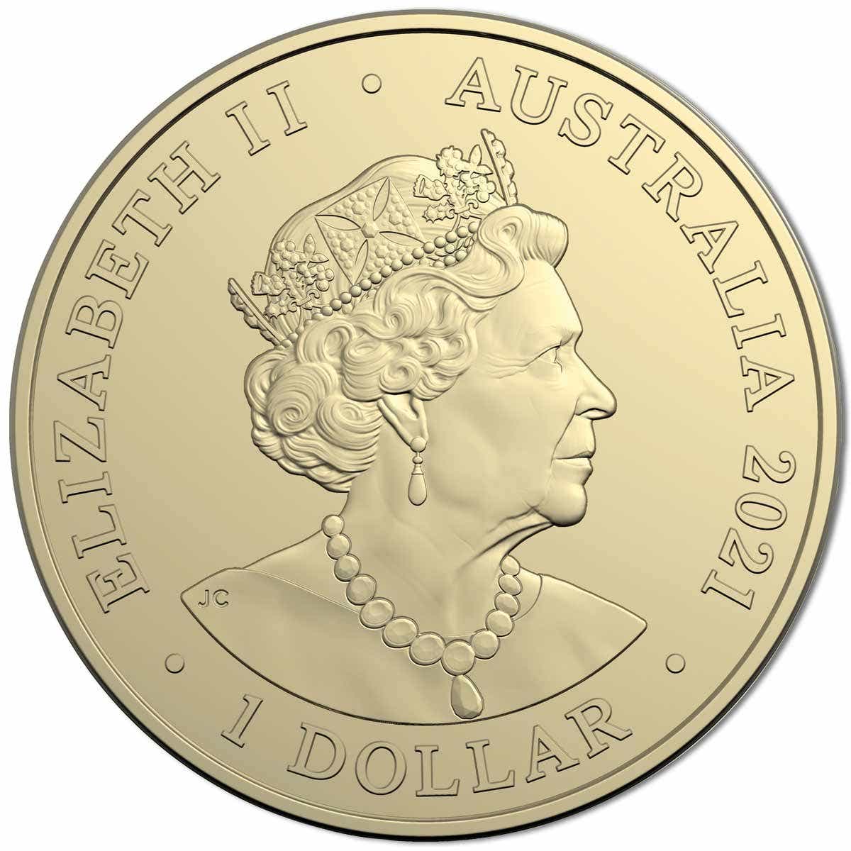 Australia Lunar Year of the Ox 2021 $1 Aluminium-Bronze Uncirculated 2-Coin Set - Image 2