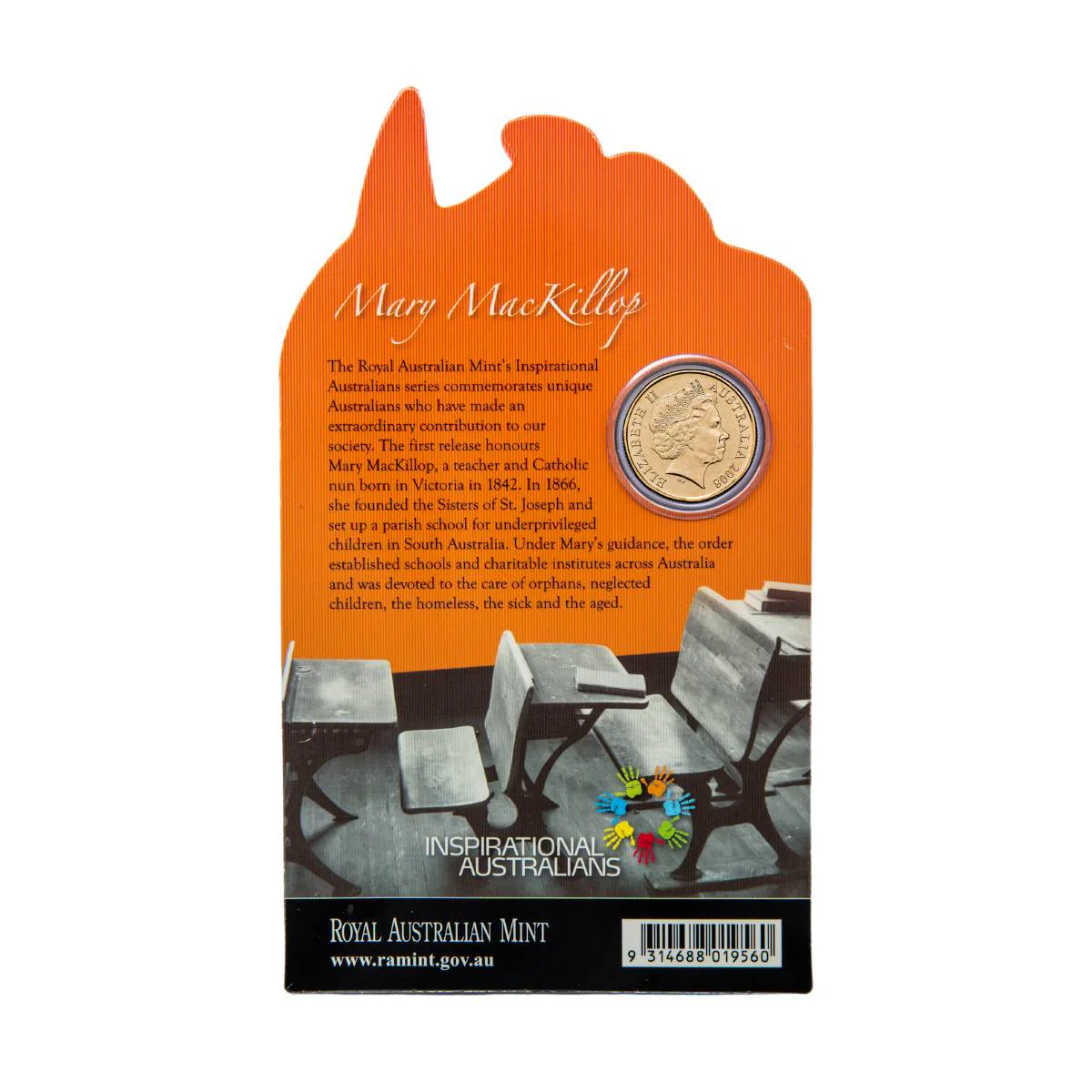 Australia Mary MacKillop 2008 $1 Aluminium-Bronze Uncirculated Coin - Image 4