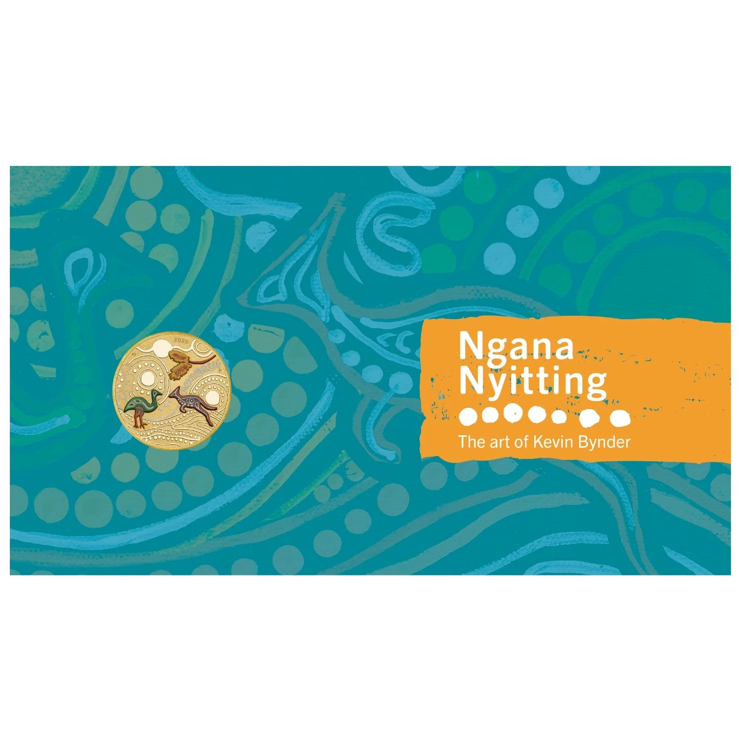 Australia Ngana Nyitting 2025 $1 Green Emu Al-Br Stamp & Coin Cover - Image 4