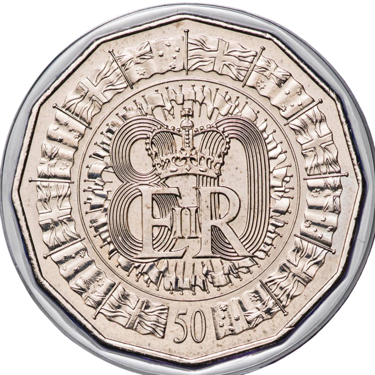 Australia Elizabeth II 80th Birthday 2006 50c Cupro-Nickel Uncirculated Coin - Image 2