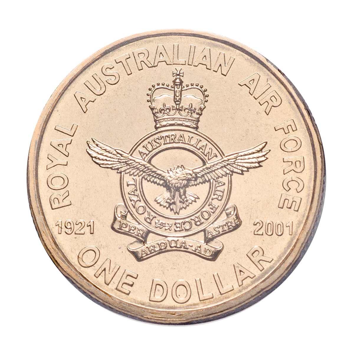 Australia RAAF 80th Anniversary 2001 $1 Aluminium-Bronze Uncirculated Coin - Image 2