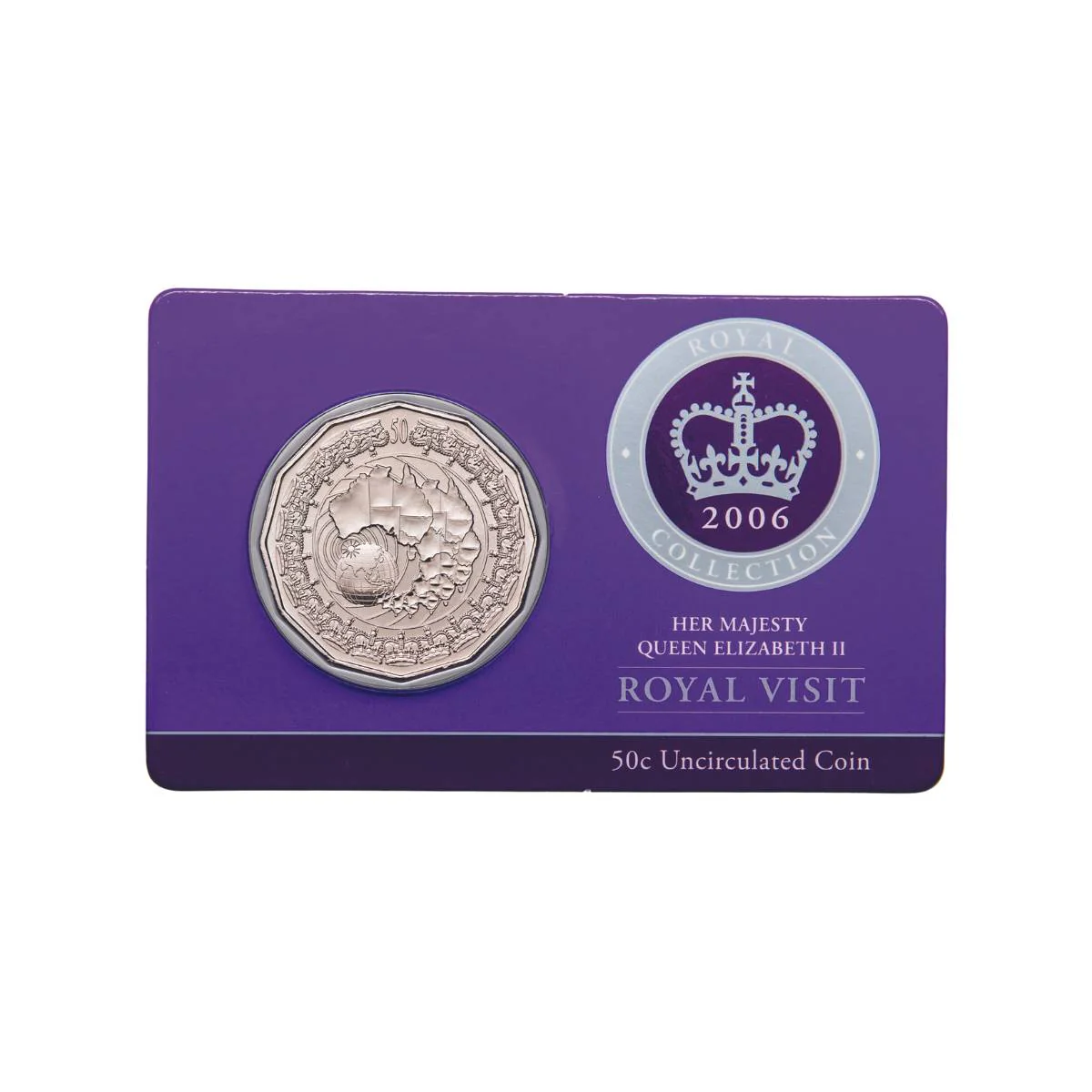 Australia Royal Visit 2006 50c Cupro-Nickel Uncirculated Coin