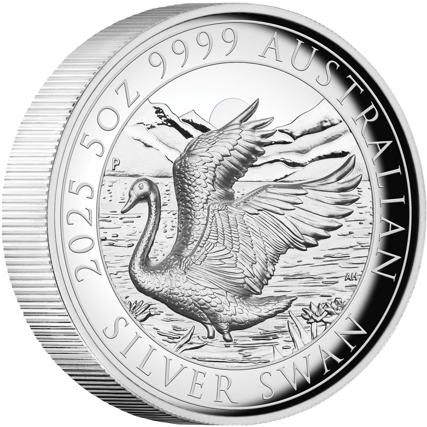 Australia Swan 2025 $8 High Relief 5oz Silver Proof Coin