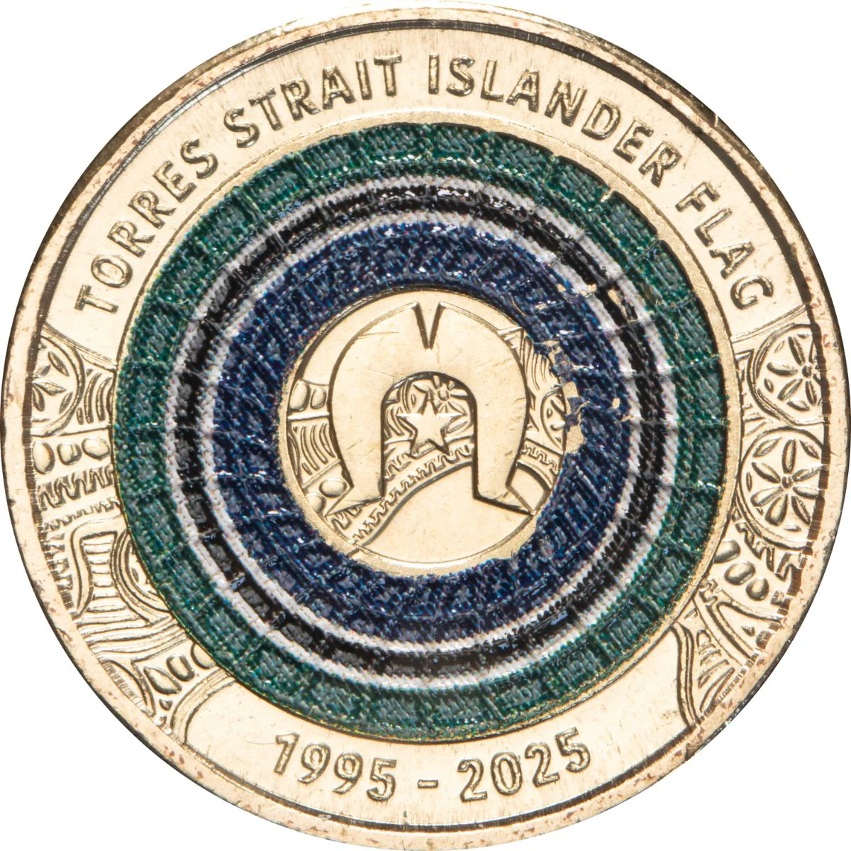 Australia Torres Strait Islander Flag 30th Anniversary 2025 $2 Aluminium-Bronze Uncirculated Coin Pack - Image 3