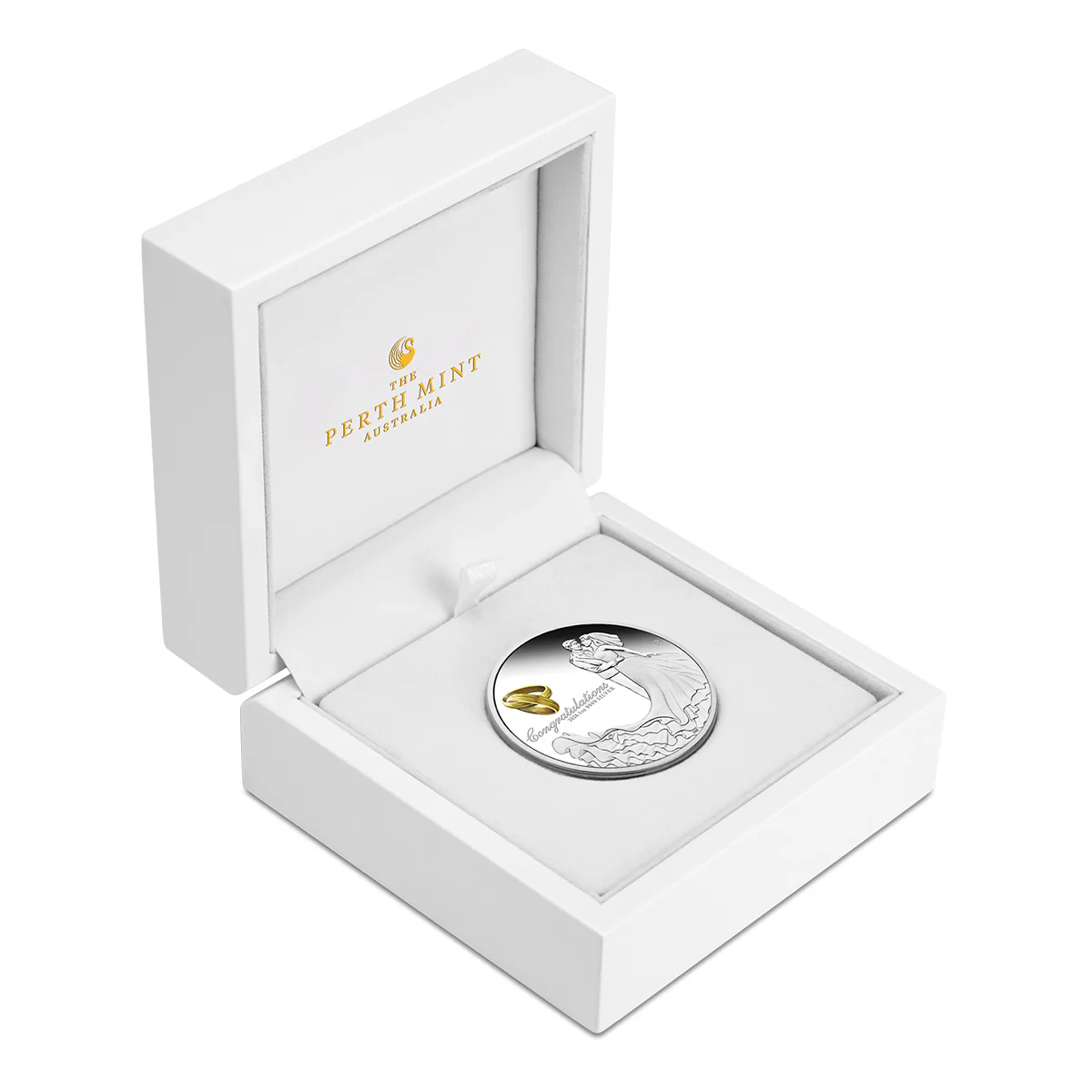 Australia Wedding 2026 $1 1oz Silver Proof Coin - Image 3