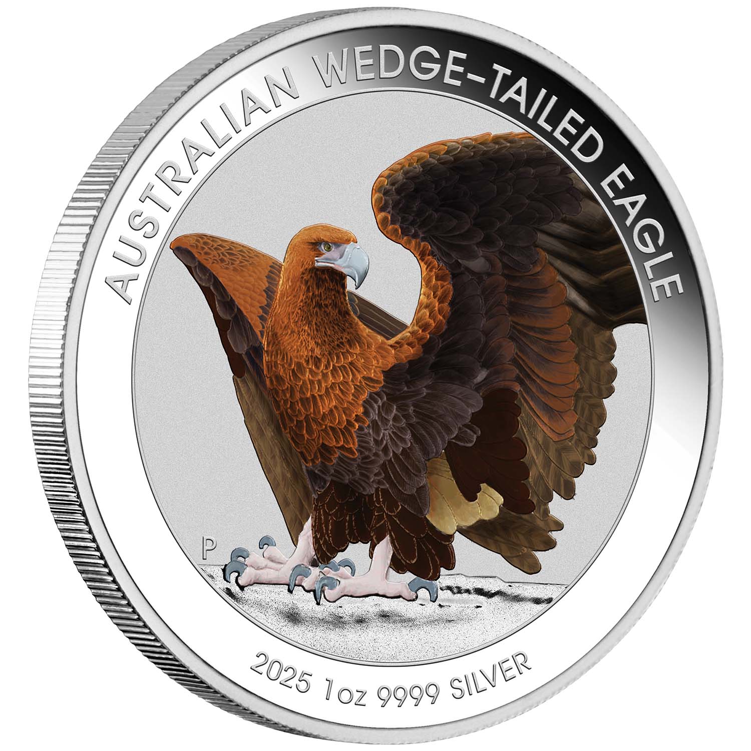 Australia Wedge-Tailed Eagle 2025 $1 Colour 1oz Silver Brilliant Uncirculated Coin - Image 2