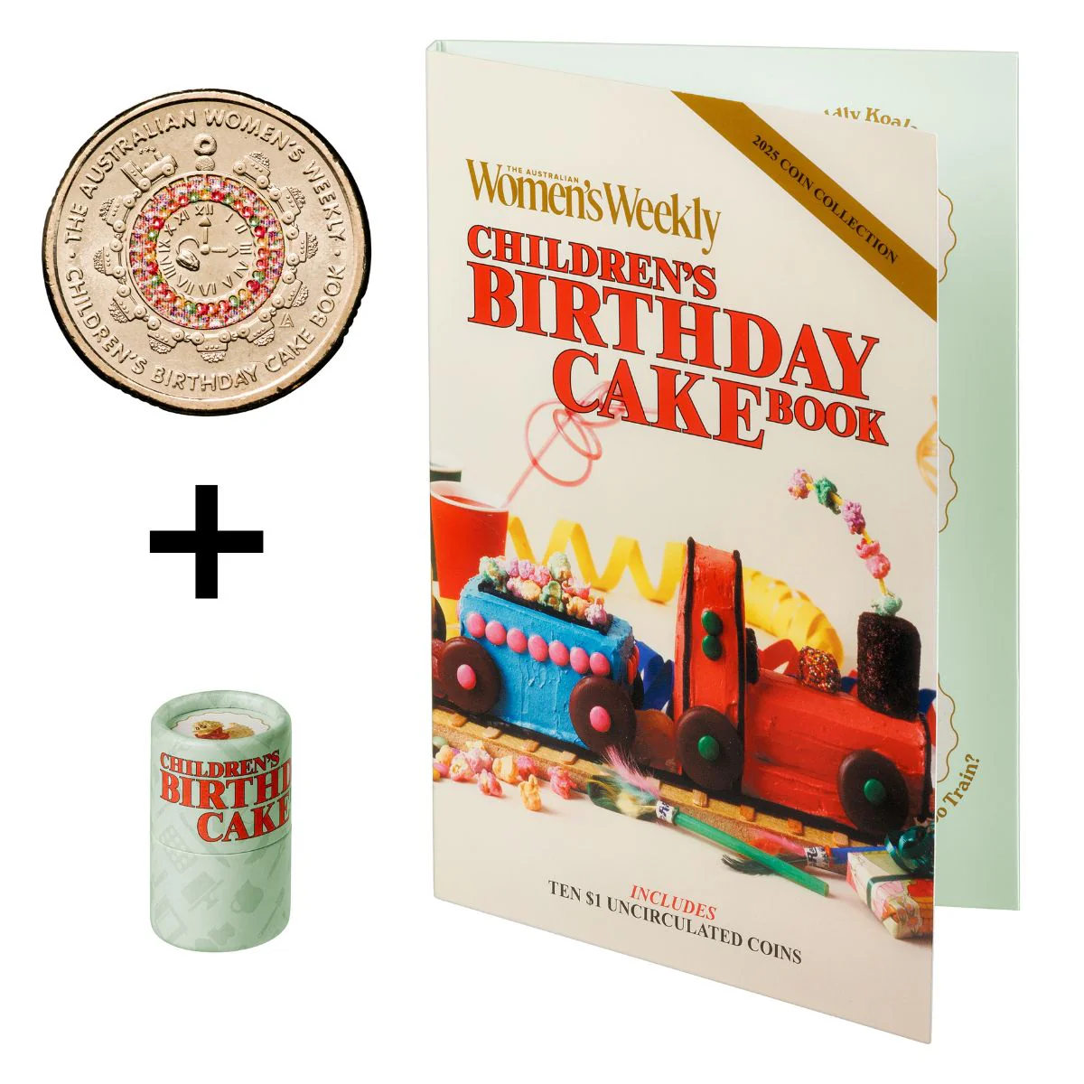 Australia Women's Weekly Birthday Cake 2025 $1 & $2 Aluminium-Bronze Uncirculated 11-Coin Collection