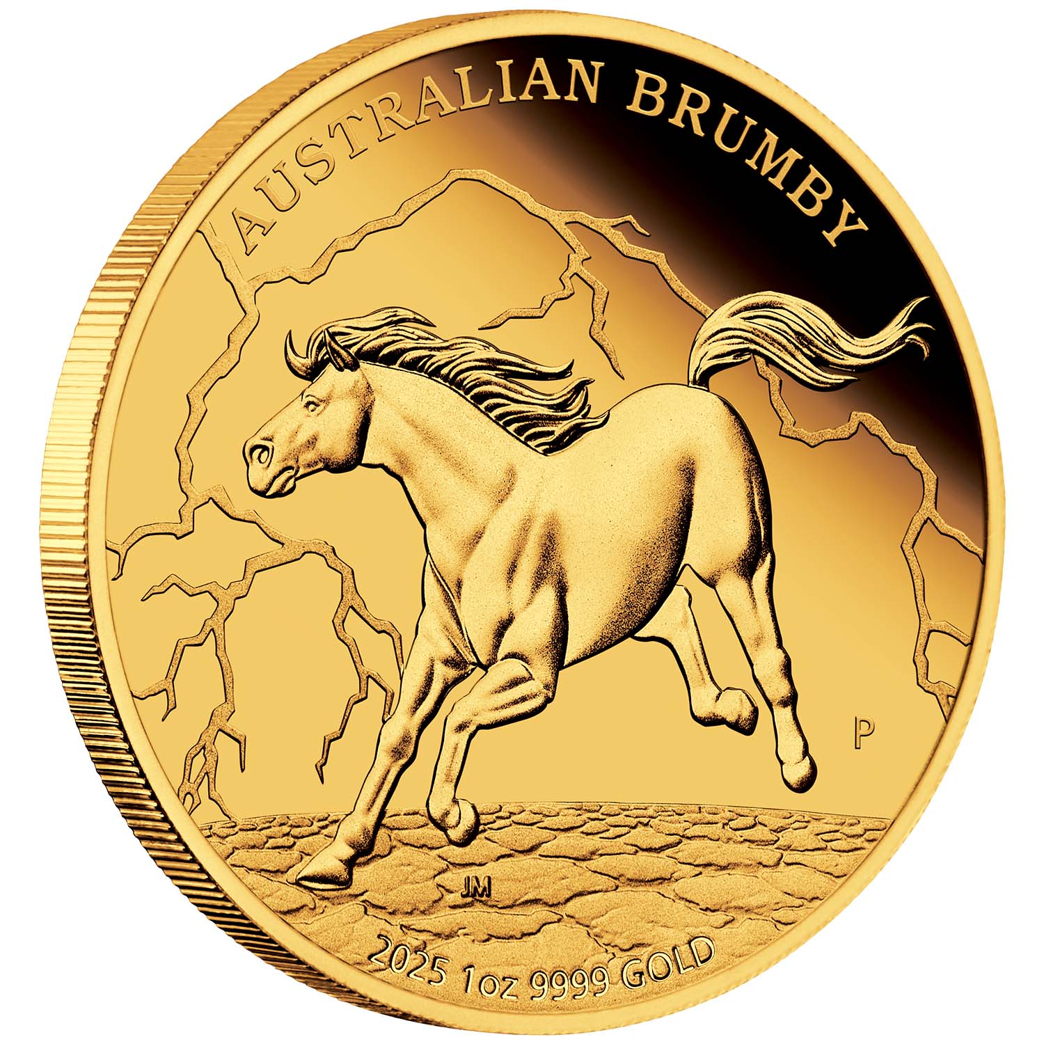 Australia Brumby 2025 $100 1oz Gold Proof Coin