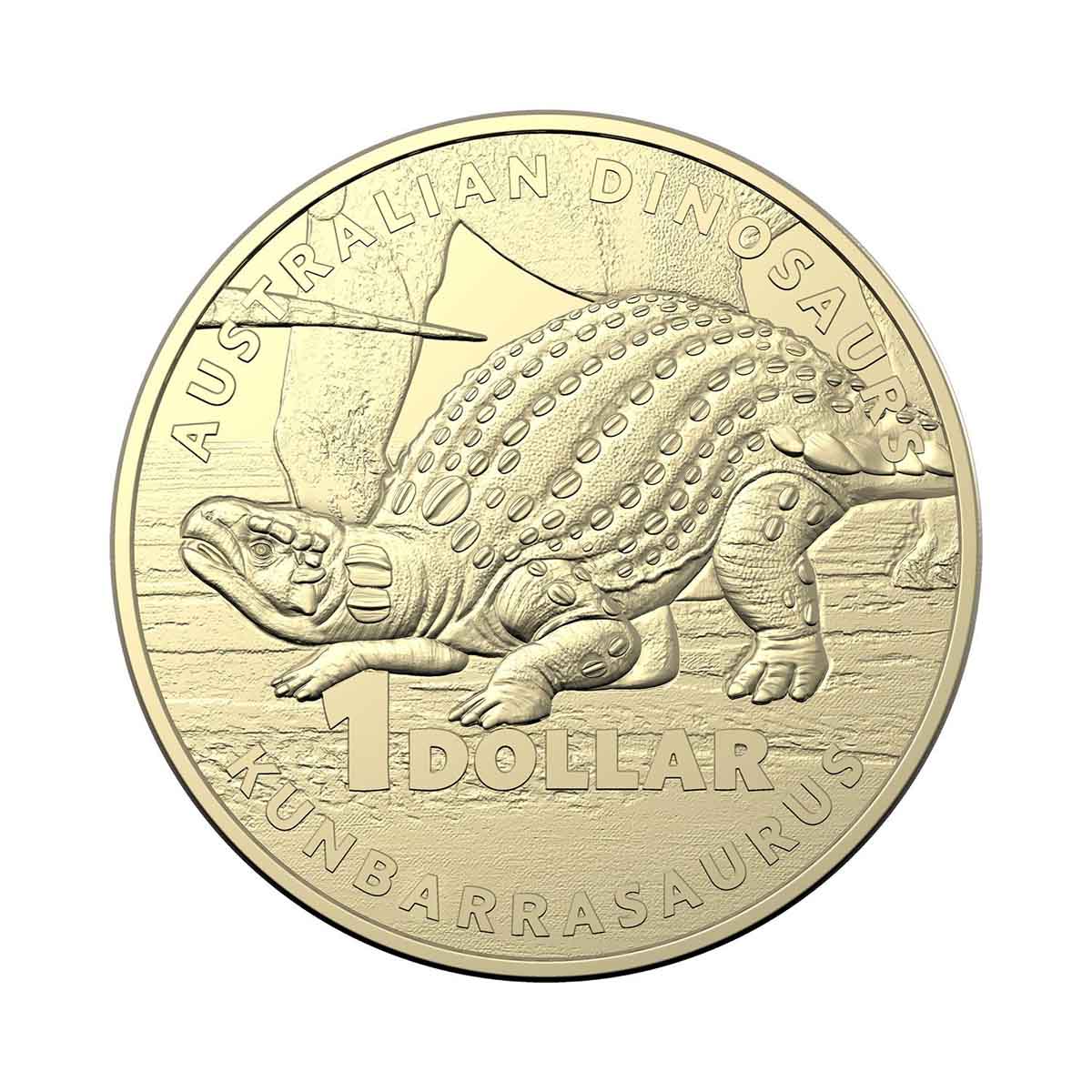 Australia 2022 $1 Dinosaurs Aluminium-Bronze Uncirculated 4-Coin Set - Image 4