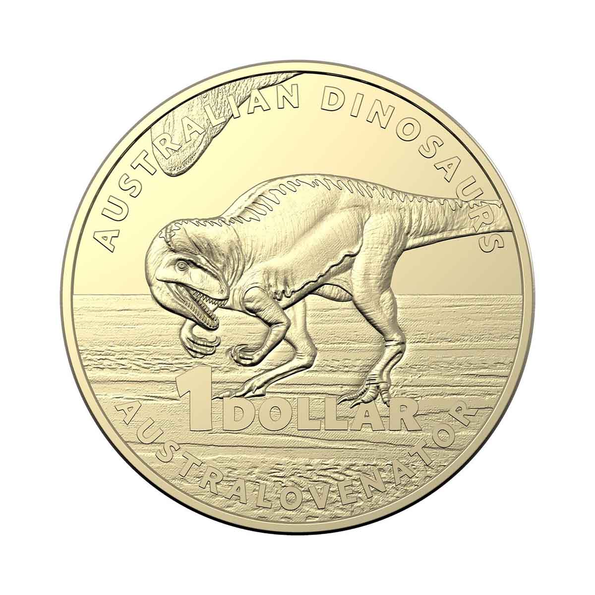 Australia 2022 $1 Dinosaurs Aluminium-Bronze Uncirculated 4-Coin Set - Image 6