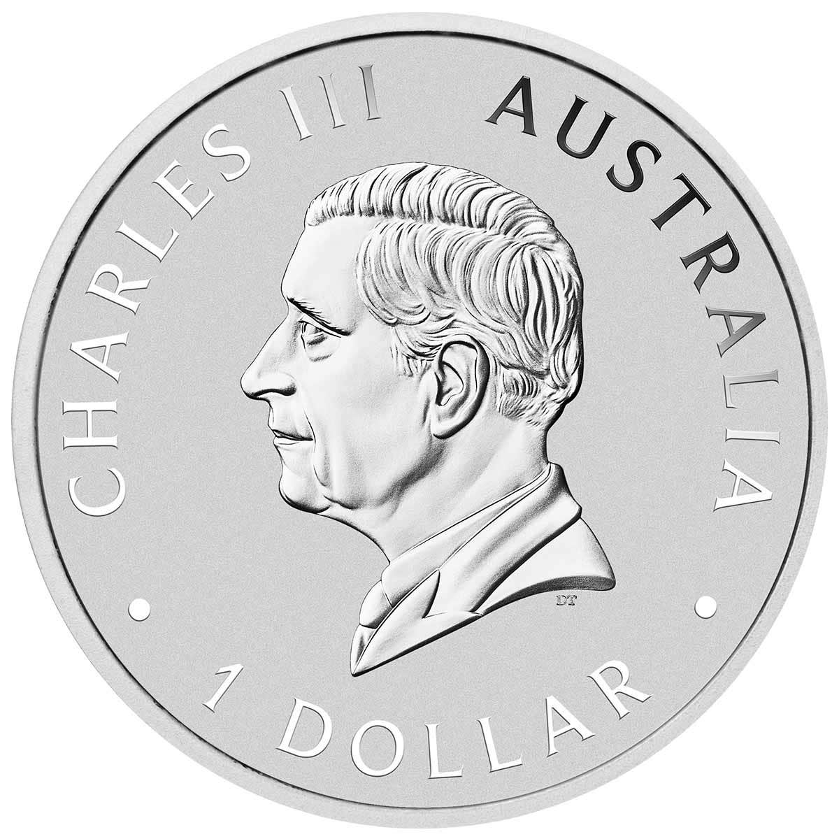 Australian Emu 2024 $1 Colour 1oz Silver Brilliant Uncirculated Coin - Image 2