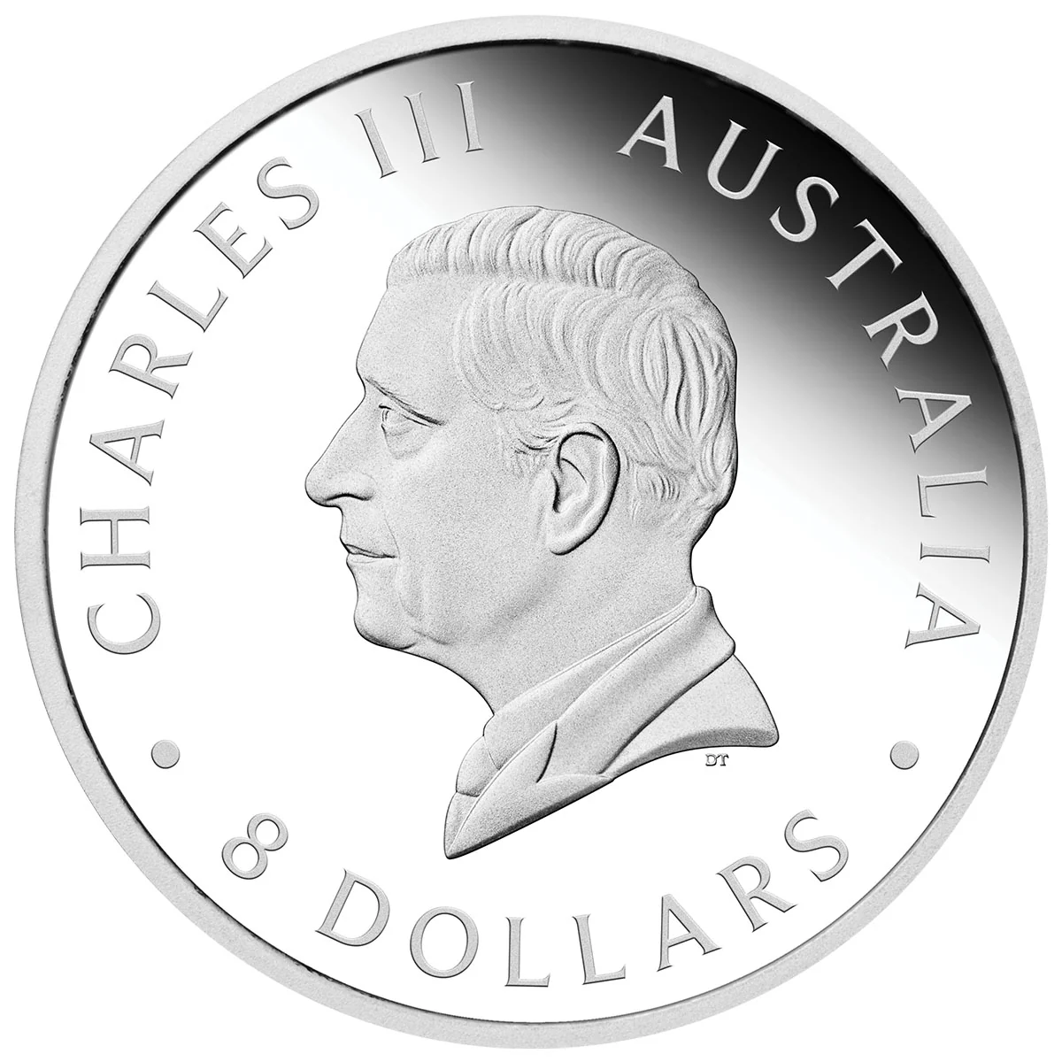 Australia Kookaburra 2024 $8 High Relief Incuse 5oz Silver Proof Coin - Image 2