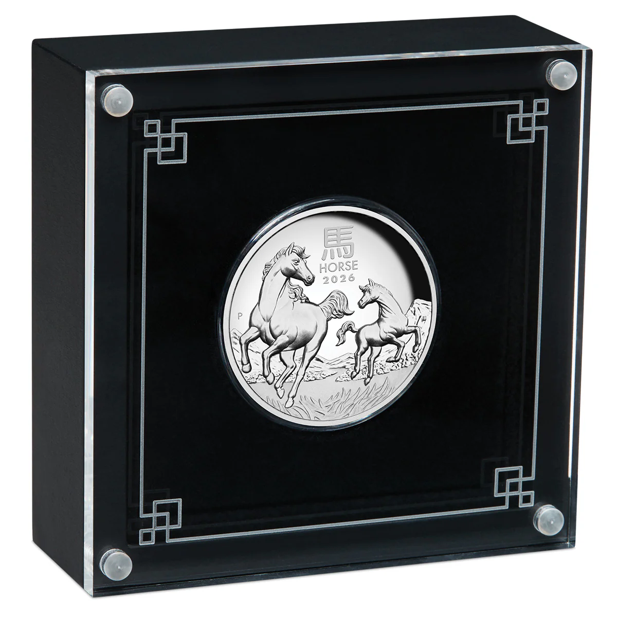Australia Lunar Year of the Horse 2026 $1 High Relief 1oz Silver Proof Coin - Image 3