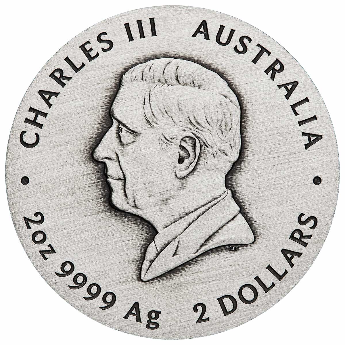 Australia Lunar Year of the Horse 2026 $2 2oz Silver Antique Coin - Image 2