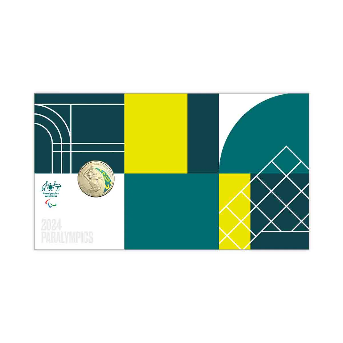 Australian Paralympic Team 2024 $1 Stamp & Coin Cover - Image 2