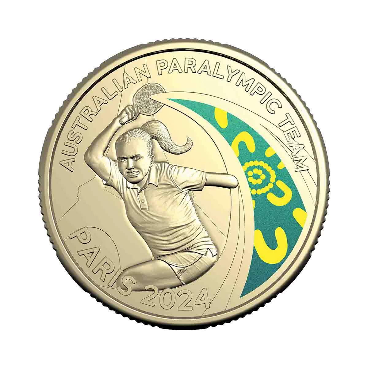 Australian Paralympic Team 2024 $1 Stamp & Coin Cover - Image 5