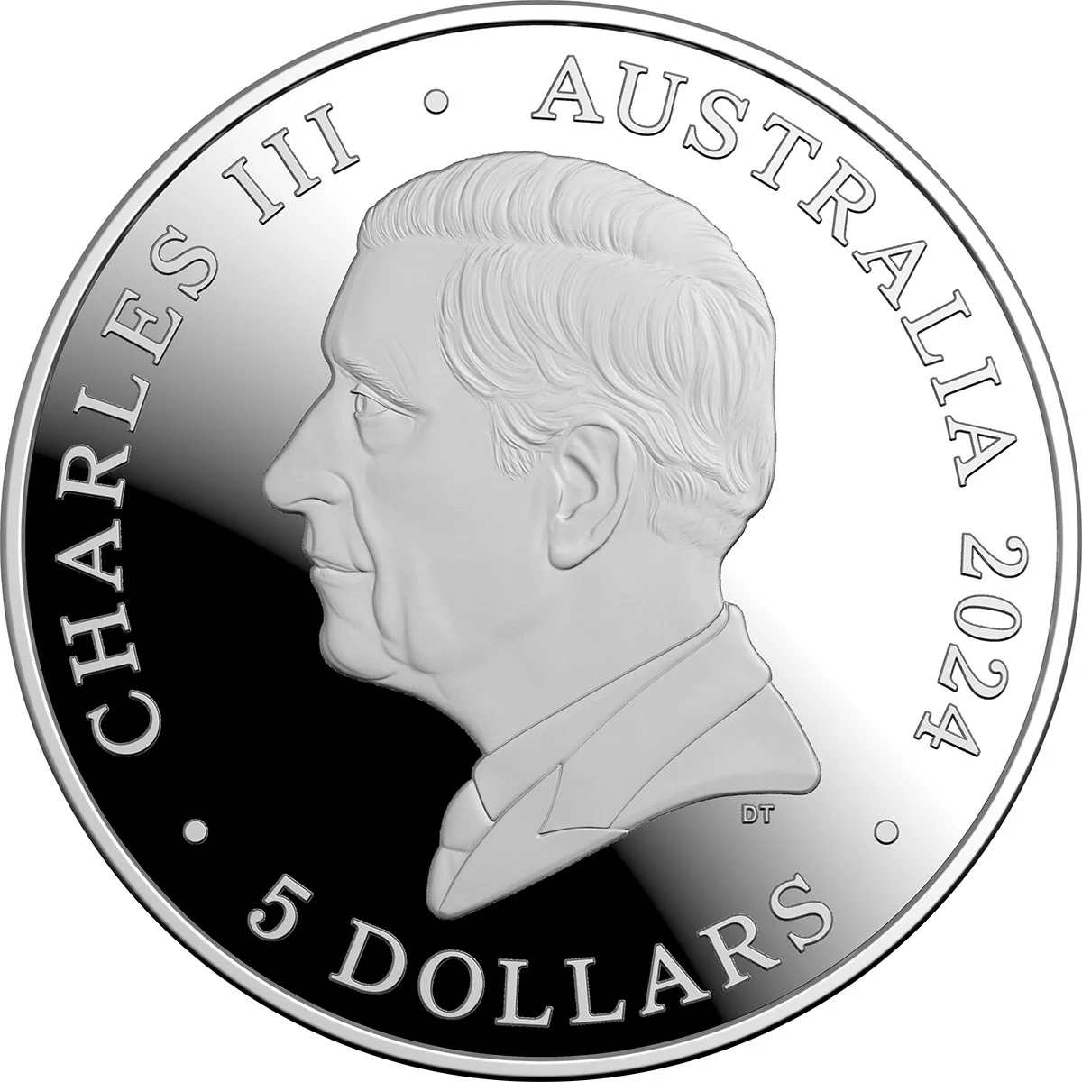 Australian Paralympic Team 2024 $5 1oz Selectively Gold-Plated Silver Proof Coin - Image 2