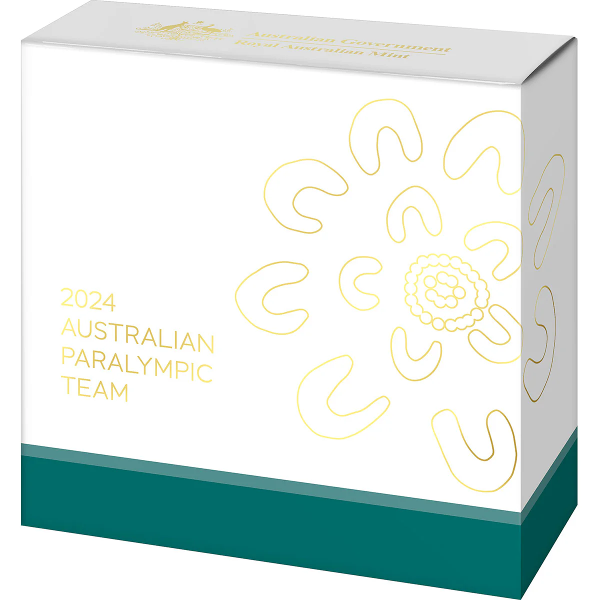 Australian Paralympic Team 2024 $5 1oz Selectively Gold-Plated Silver Proof Coin - Image 4
