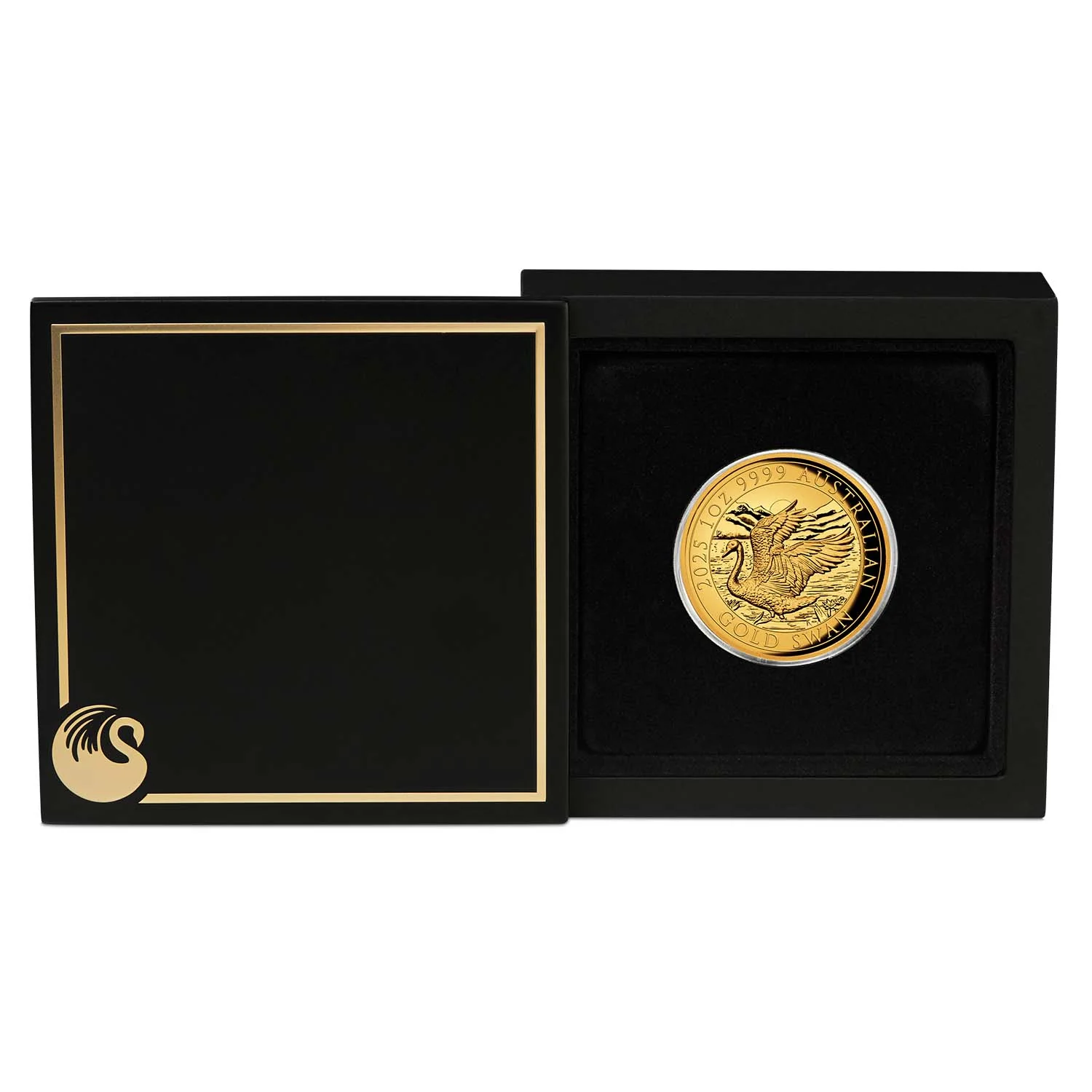 Australia Swan 2025 $100 High Relief 1oz Gold Proof Coin - Image 3