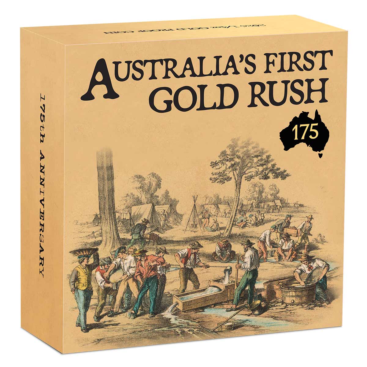 Australia First Gold Rush 175th Anniversary 2026 $25 1/4oz Gold Proof Coin - Image 5