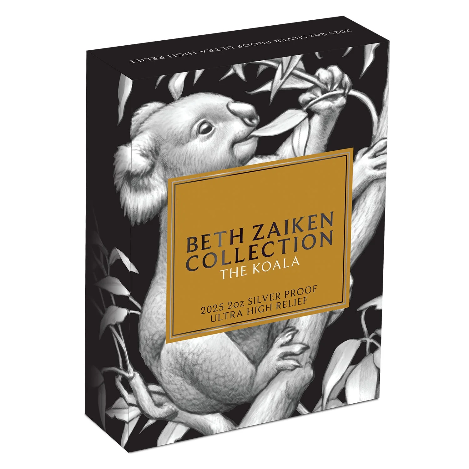 Australia Beth Zaiken Collection 2025 $2 Koala Ultra High Relief 2oz Silver Proof Coin - Image 4