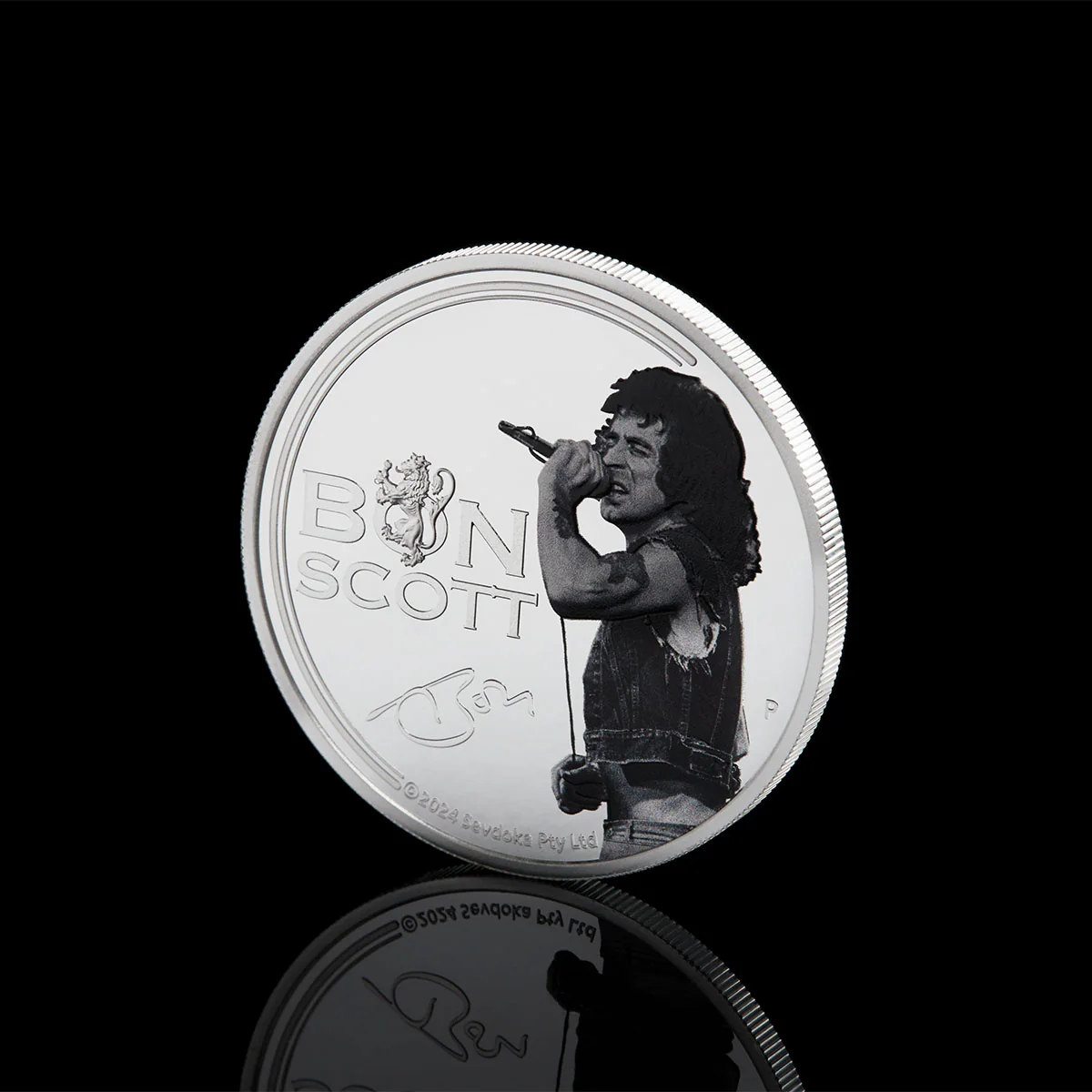 Bon Scott 2024 $1 1oz Silver Proof Coin - Image 6