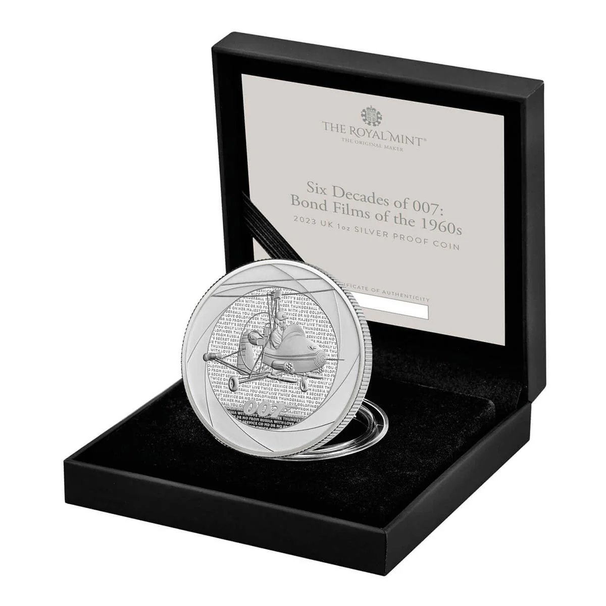 Bond Films of the 60s 2023 £2 1oz Silver Proof Coin - Image 3