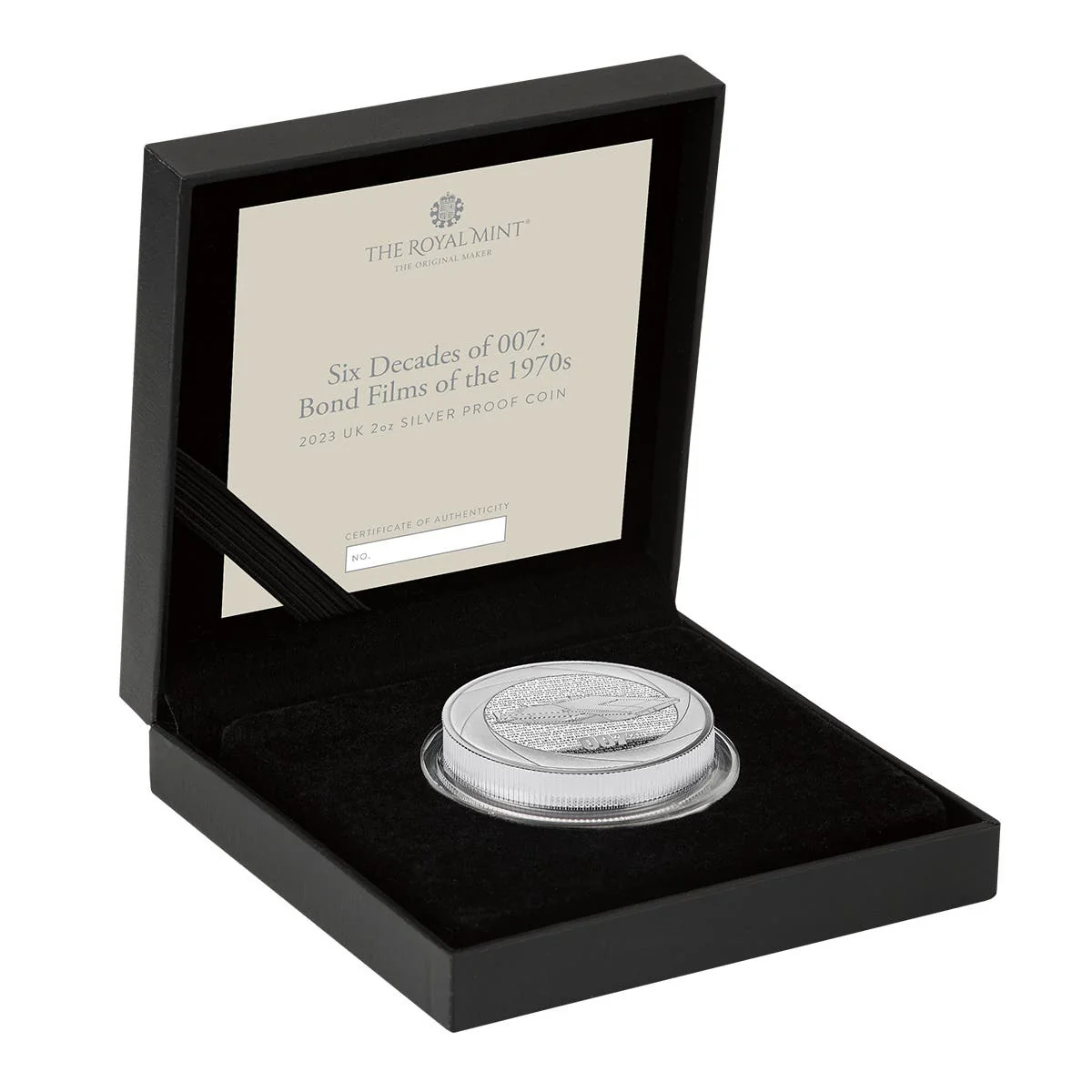 Bond Films of the 70's 2023 £5 2oz Silver Proof Coin - Image 3