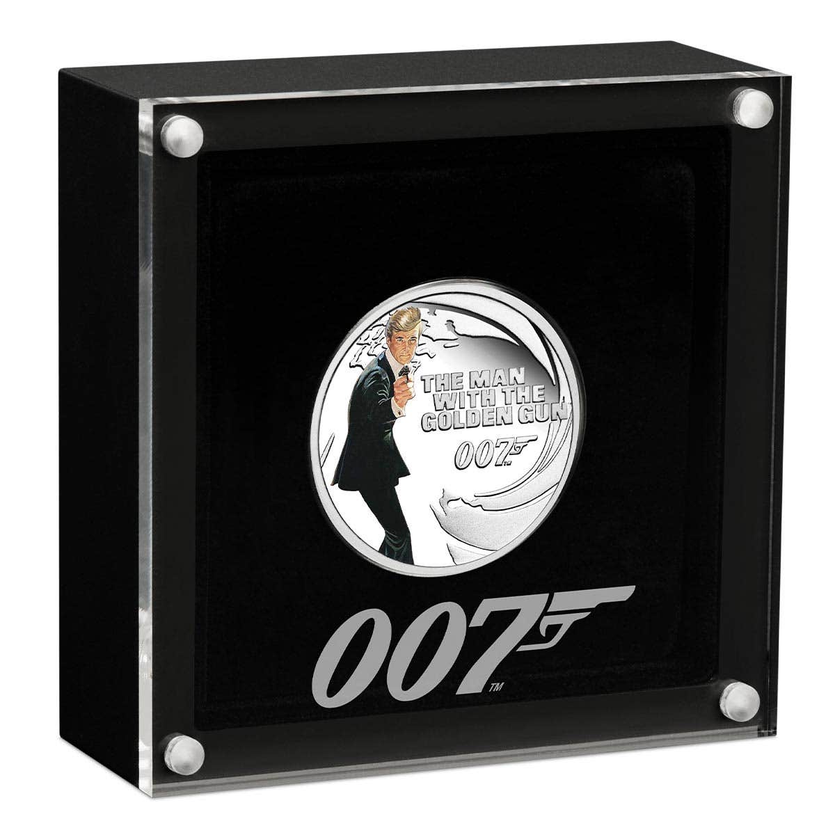 James Bond 2021 50c The Man With The Golden Gun 1/2oz Silver Proof Coin - Image 3