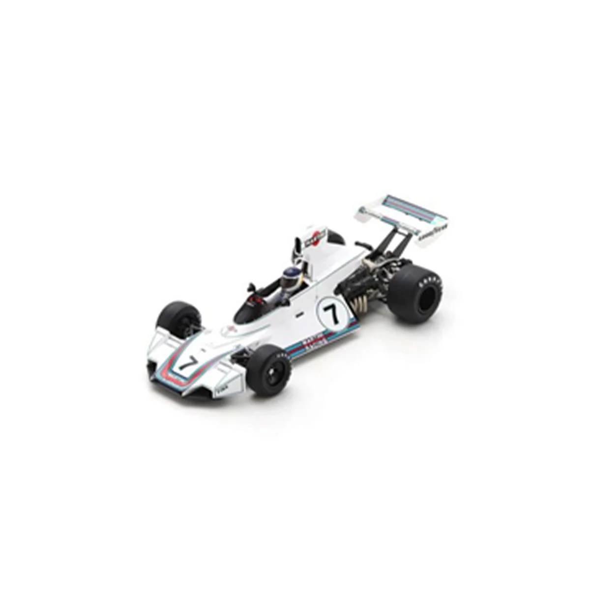 Brabham BT44B No.7 Winner German GP 1975 - Carlos Reutemann - With Acrylic Cover - 1:18 Scale Resin Model Car