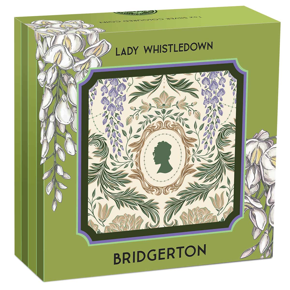 Bridgerton - Lady Whistledown 2026 $1 1oz Silver Uncirculated Coin - Image 4