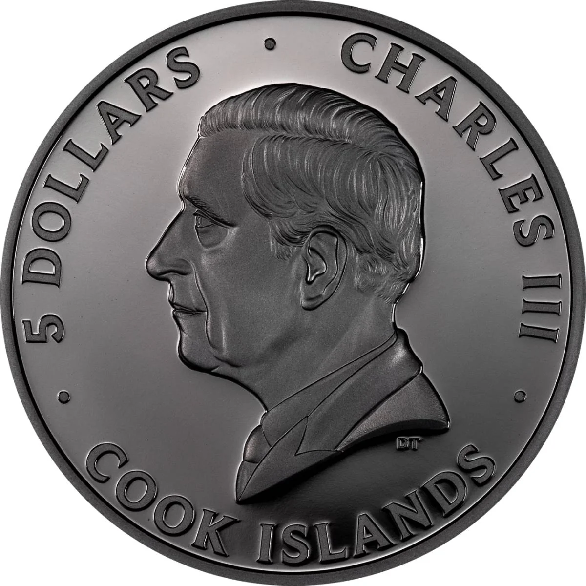Butterfly 2025 $5 Obsidian Black 1oz Silver Coin - Image 3