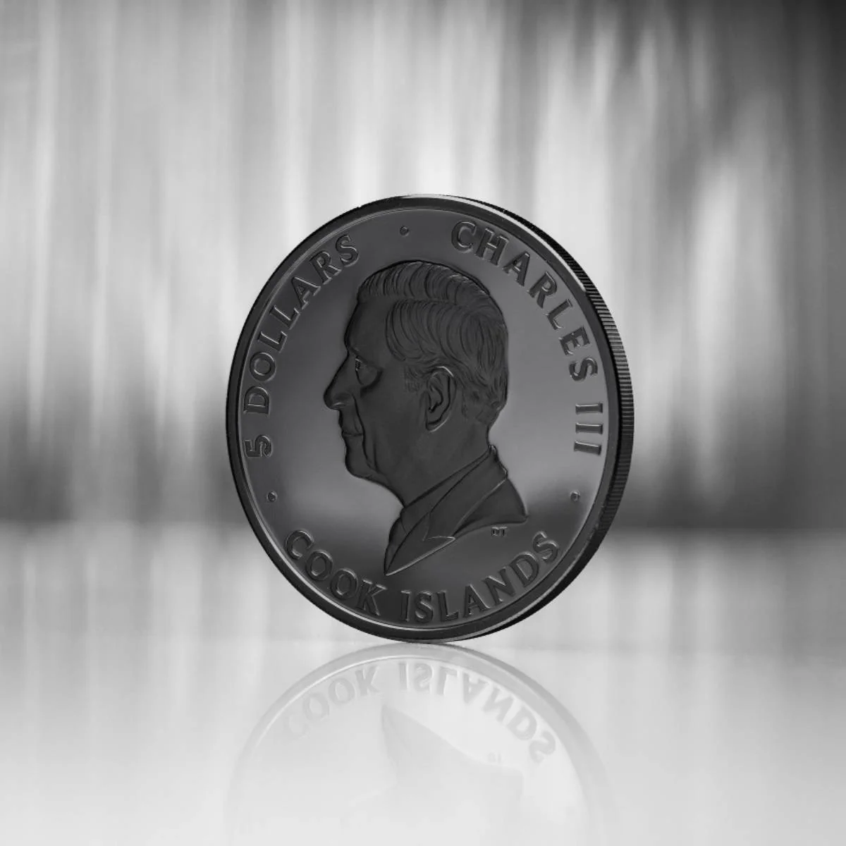 Butterfly 2025 $5 Obsidian Black 1oz Silver Coin - Image 5