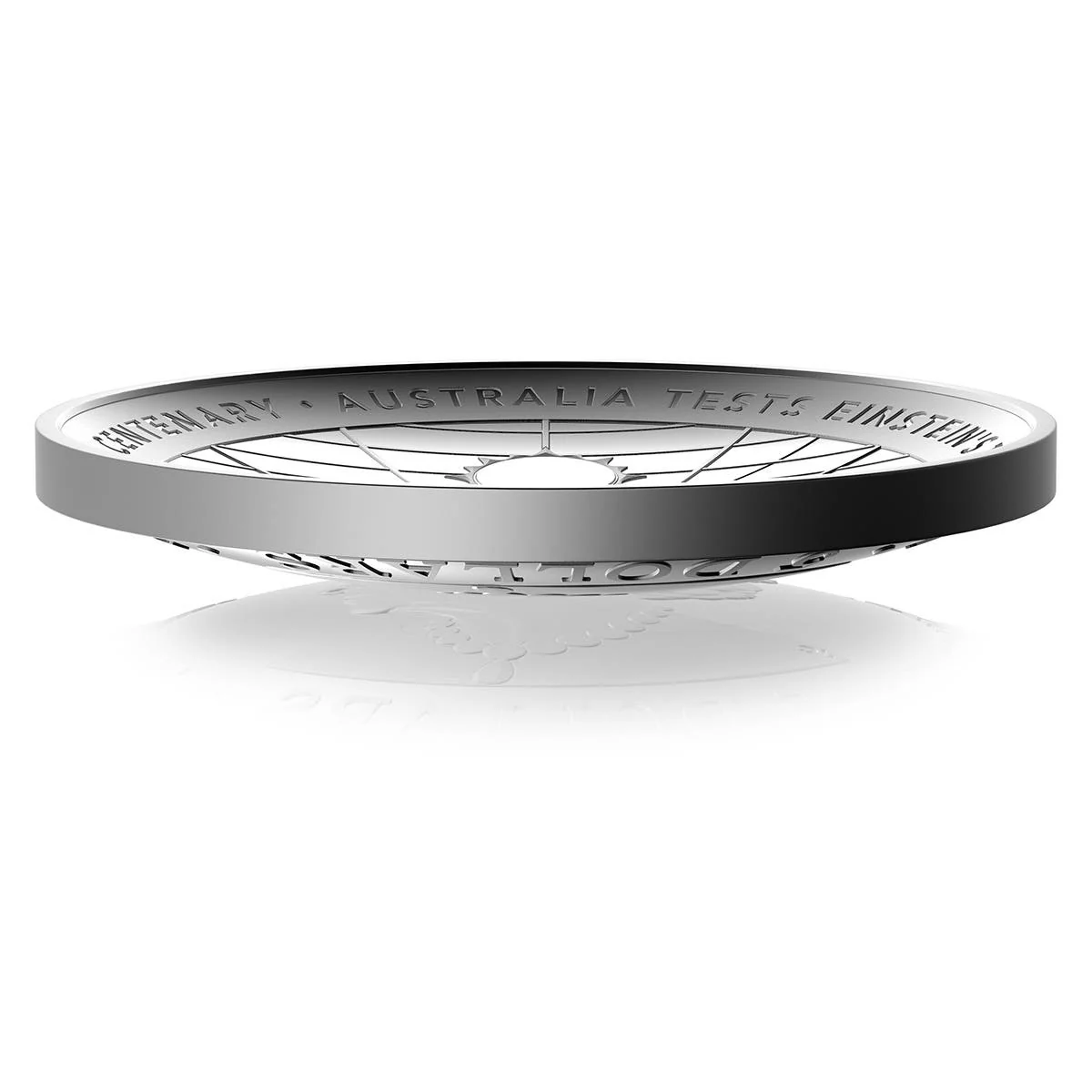 Centenary of the Validation on Einstein'Theory of Relativity 2022 $5 Domed 1oz Silver Proof Coin - Image 3