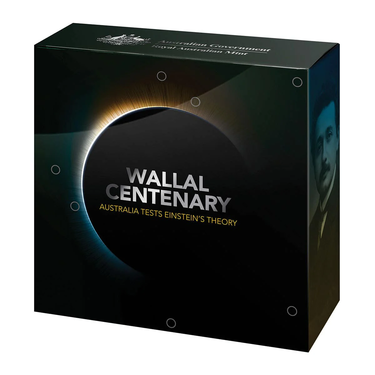 Centenary of the Validation on Einstein'Theory of Relativity 2022 $5 Domed 1oz Silver Proof Coin - Image 5