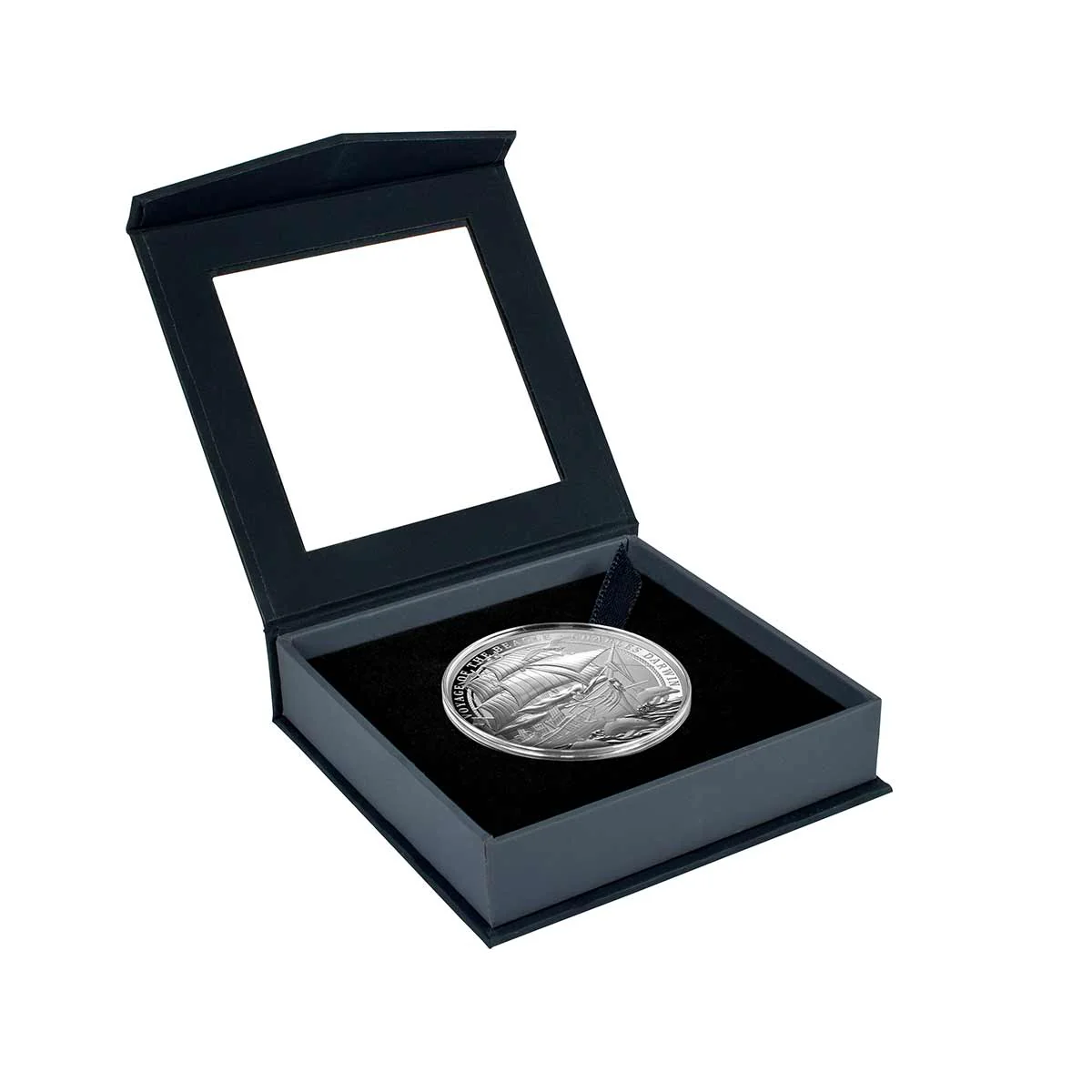 Charles Darwin & the Voyage of HMS Beagle 2025 $1 1oz Silver Proof Coin - Image 3