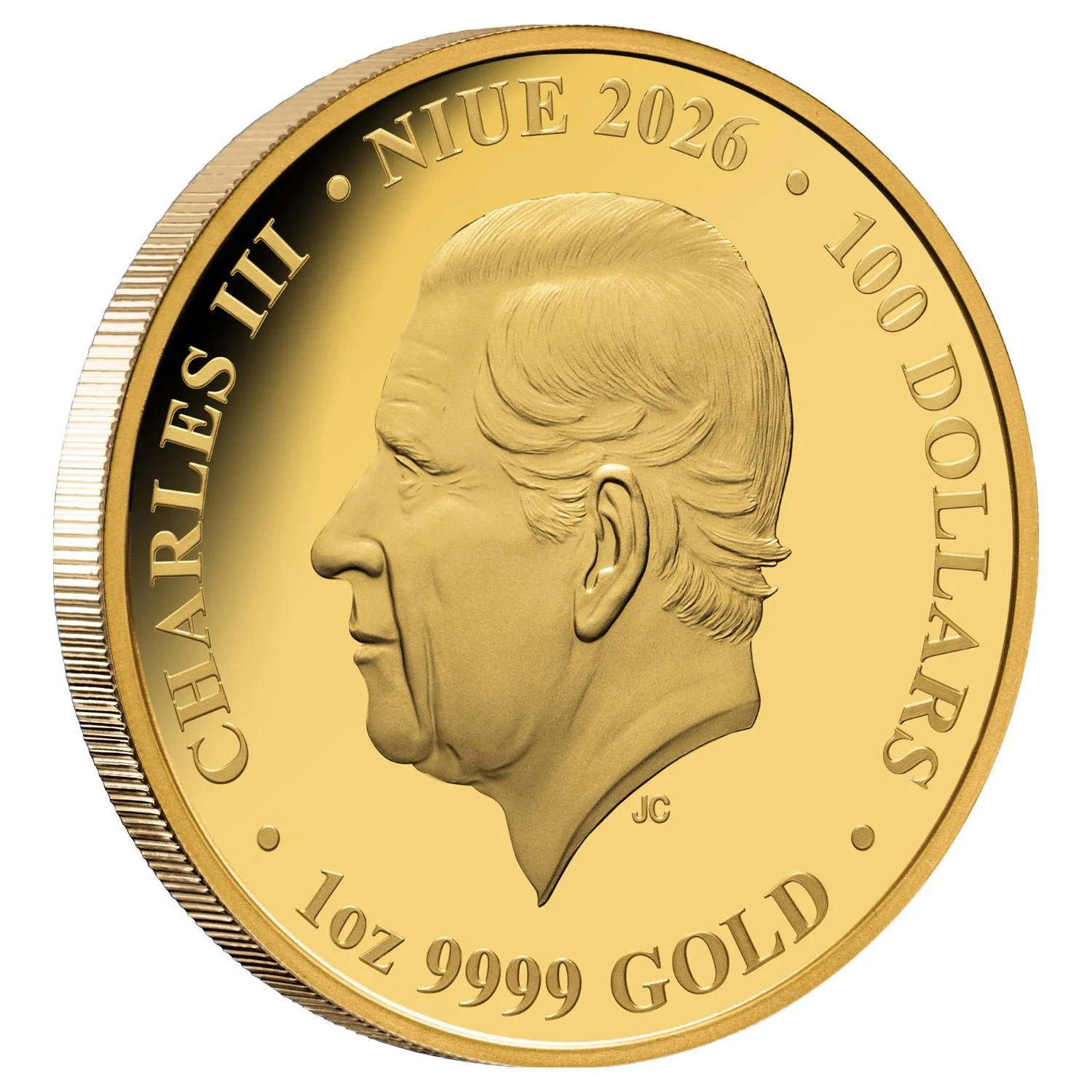 Chess Pawn 2026 $100 Platinum-plated 1oz Gold Proof Coin - Image 2