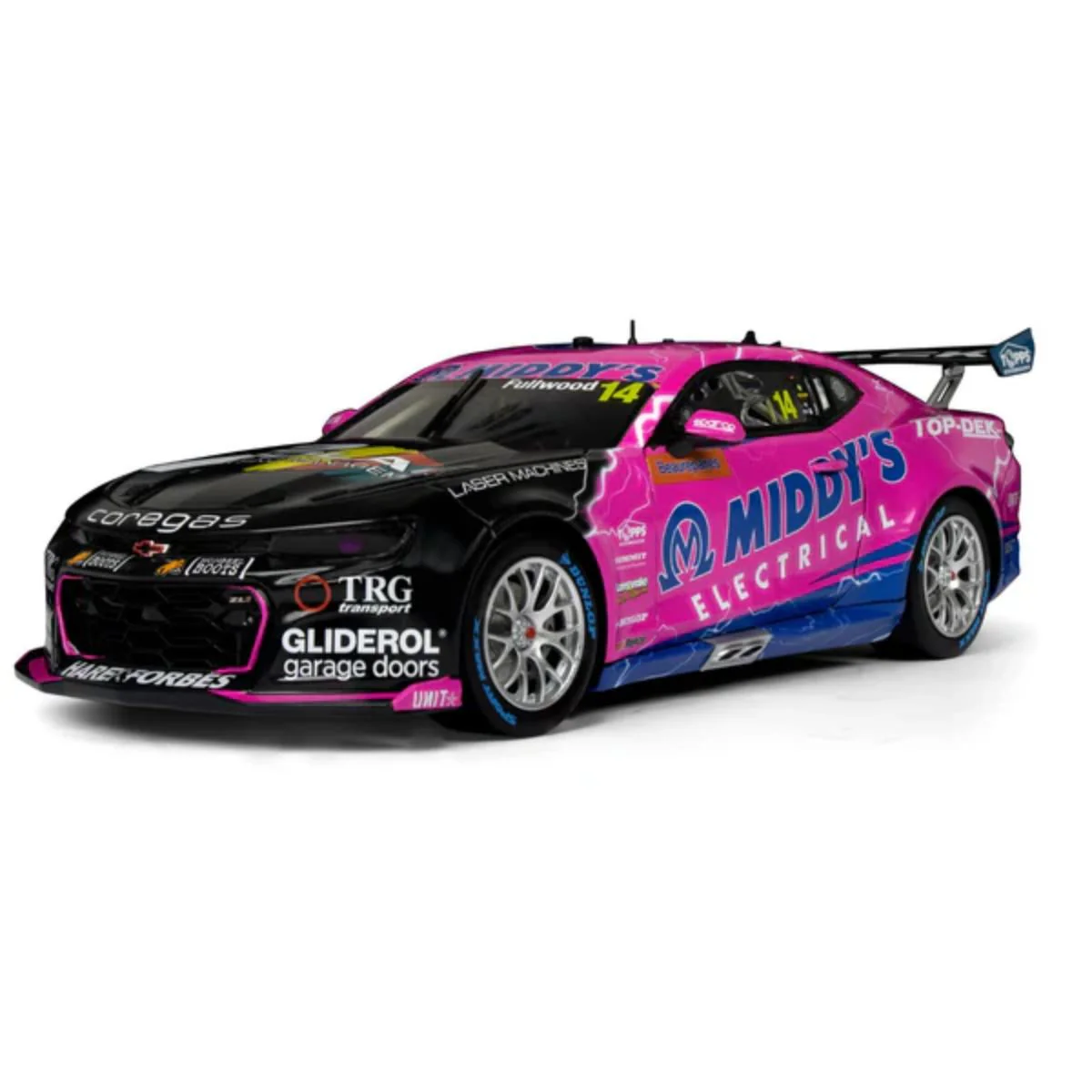CHEVROLET CAMARO - BJR - FULLWOOD / FIORE #14 - 2023 Bathurst 1000 - 1:43 Scale Diecast Model Car