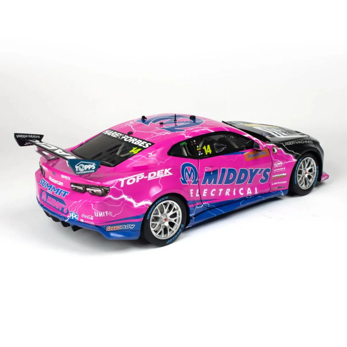 CHEVROLET CAMARO - BJR - FULLWOOD / FIORE #14 - 2023 Bathurst 1000 - 1:43 Scale Diecast Model Car - Image 2