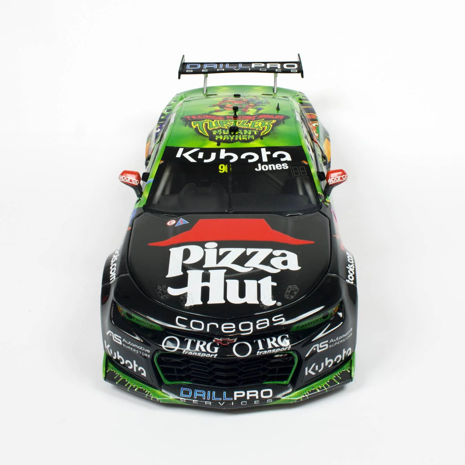 CHEVROLET CAMARO - BJR - JONES/BOYS #96 - 2023 Penrite Sandown 500 - Race 24 - Pizza Hut TMNT  Livery - 1:18 Scale Diecast Model Car - Image 3