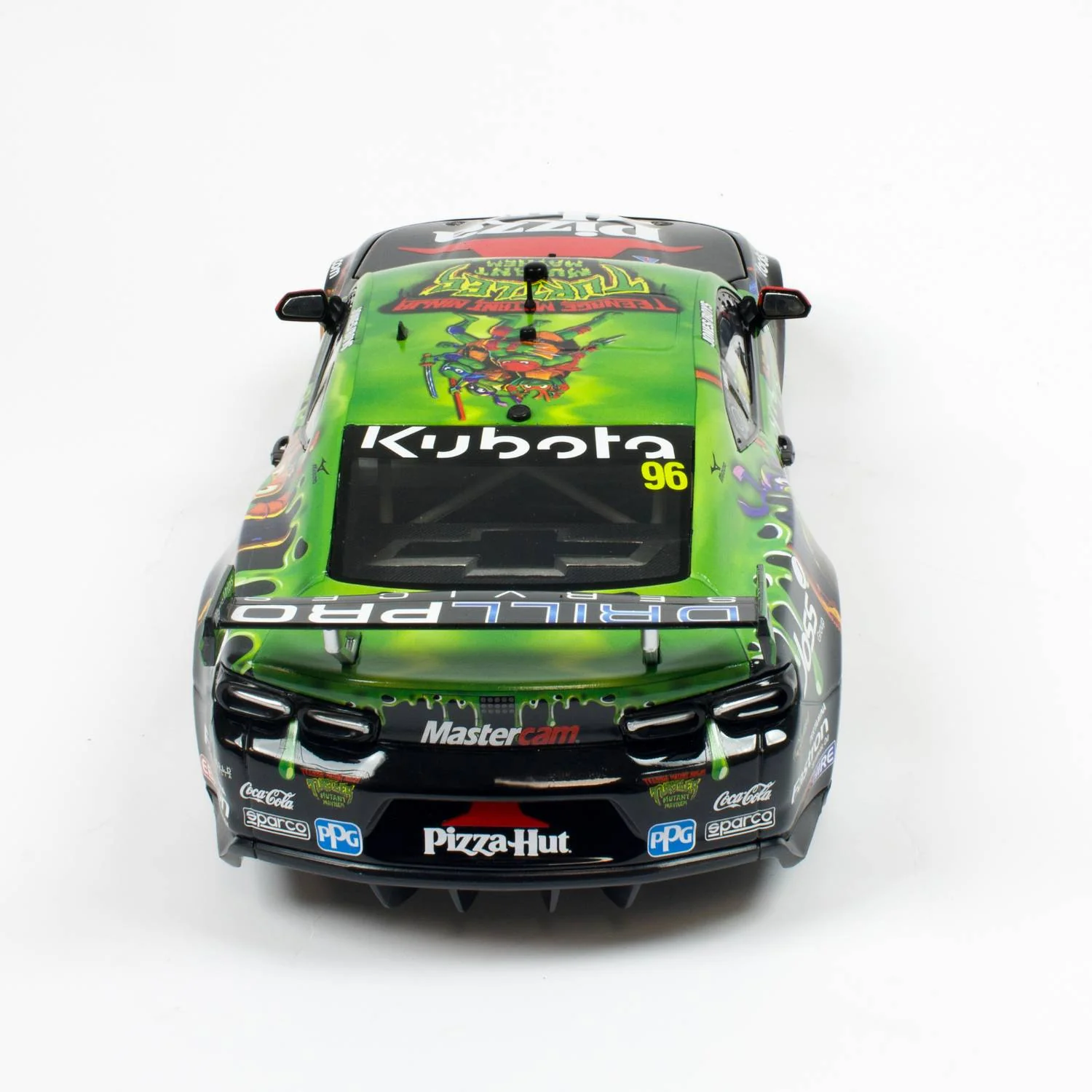 CHEVROLET CAMARO - BJR - JONES/BOYS #96 - 2023 Penrite Sandown 500 - Race 24 - Pizza Hut TMNT  Livery - 1:18 Scale Diecast Model Car - Image 4