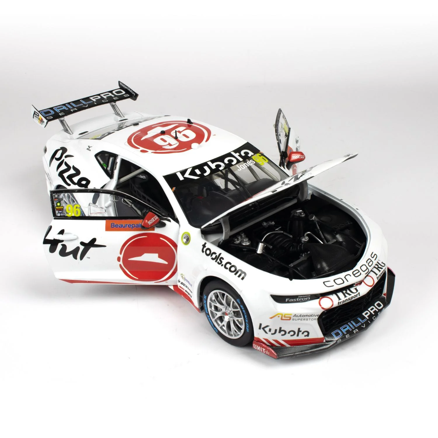 CHEVROLET CAMARO GEN3 ZL1 - BJR - JONES #96 - 2023 Beaurepaires Melbourne 400 - Race 3 - 1:18 Scale Diecast Model Car - Image 11