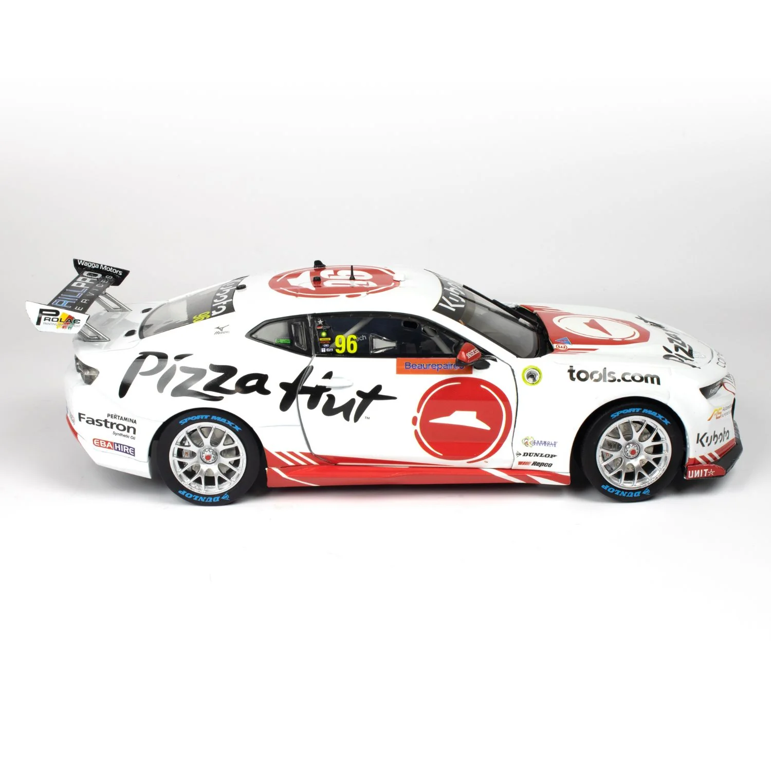 CHEVROLET CAMARO GEN3 ZL1 - BJR - JONES #96 - 2023 Beaurepaires Melbourne 400 - Race 3 - 1:18 Scale Diecast Model Car - Image 6