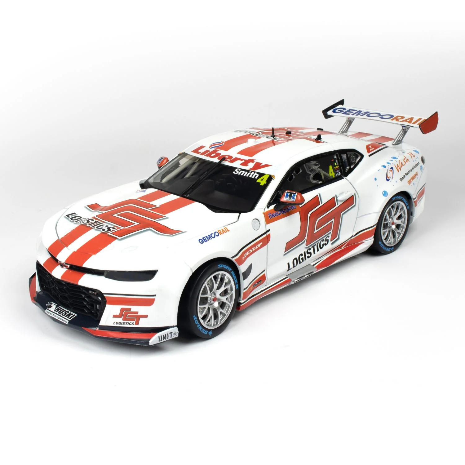 CHEVROLET CAMARO GEN3 ZL1 - BJR - SMITH #4 - 2023 Beaurepaires Melbourne 400 - Race 4 - 1:18 Scale Diecast Model Car - Image 3