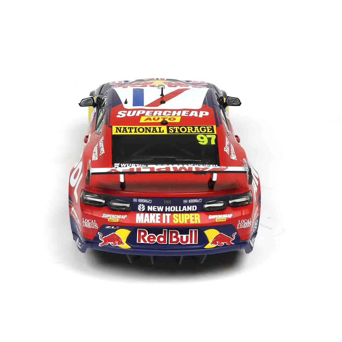 CHEVROLET CAMARO GEN3 ZL1 - RED BULL RACING - VAN GISBERGEN  #97 - 2023 Thrifty Newcastle 500 - Race 2 WINNER - 1:43 Scale Diecast Model Car - Image 7